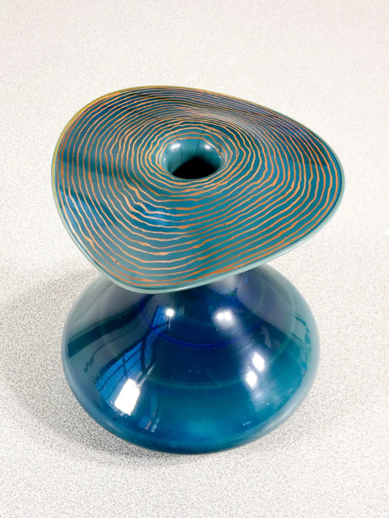 Murano blown glass vase by Nason, 1970s 2