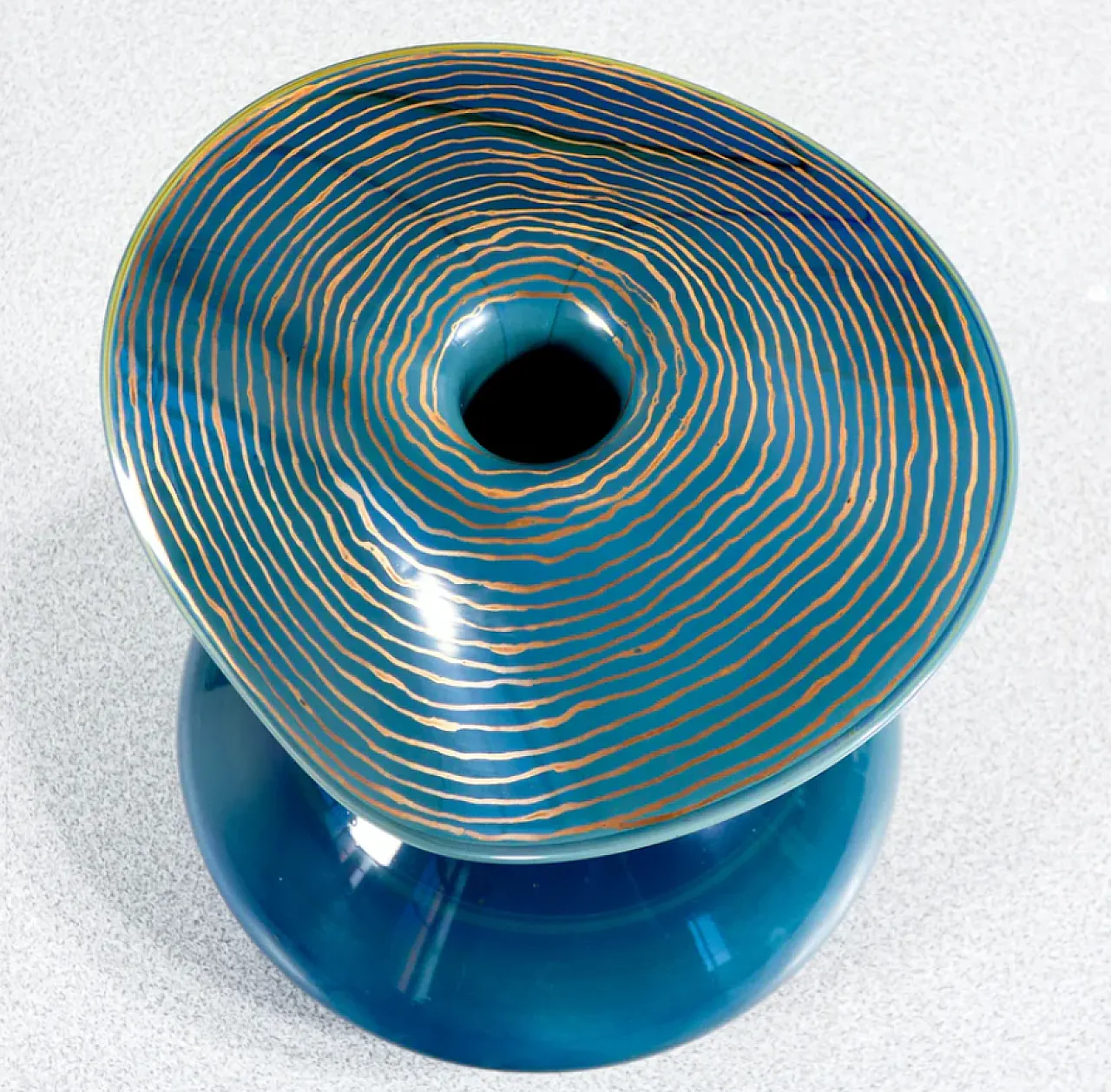 Murano blown glass vase by Nason, 1970s 3