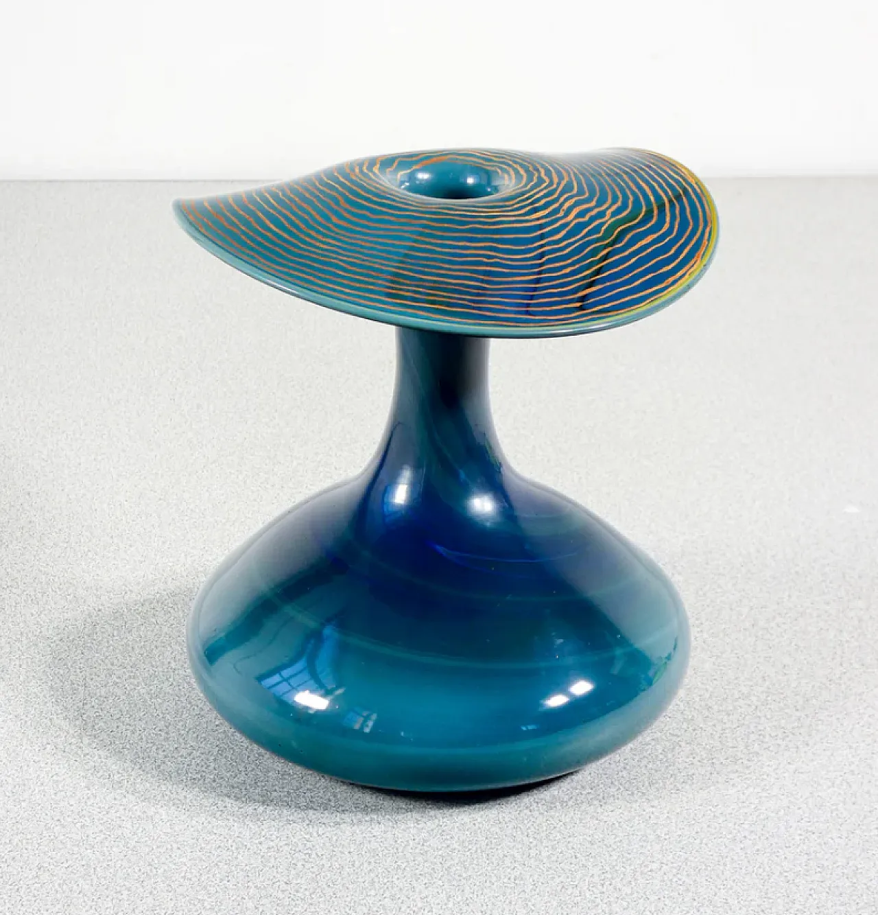 Murano blown glass vase by Nason, 1970s 4