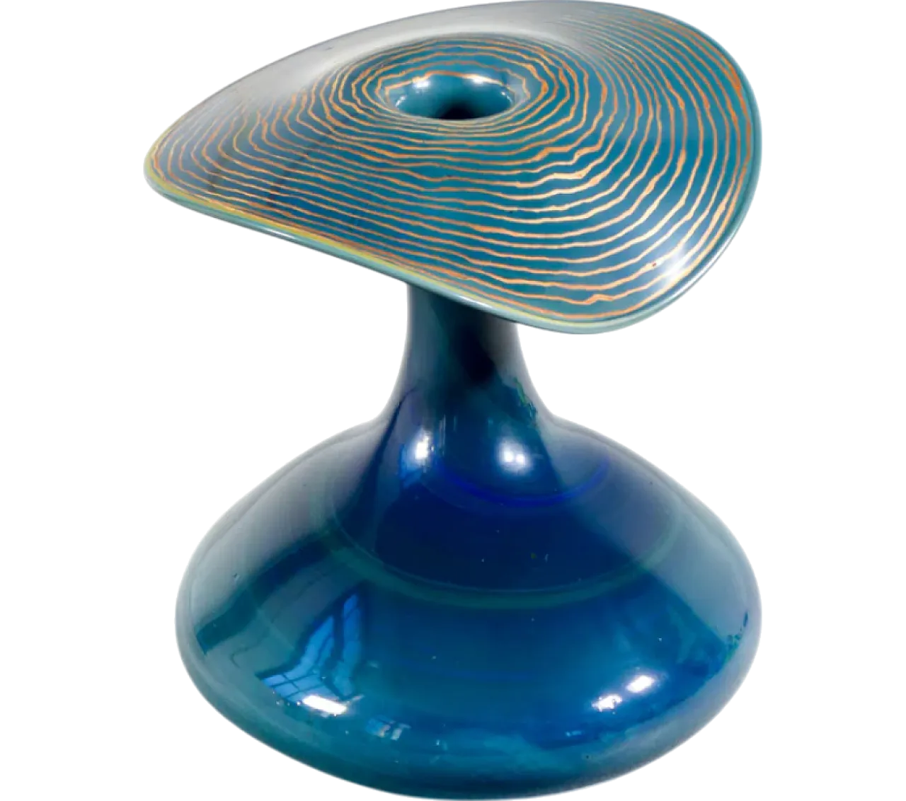 Murano blown glass vase by Nason, 1970s 10