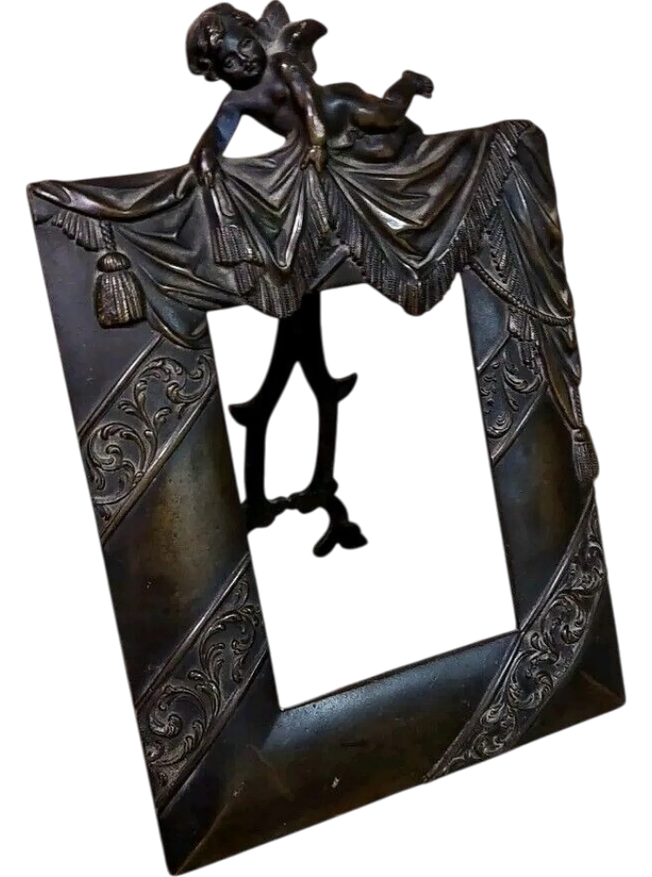 Bronze table photo frame, 19th century 12