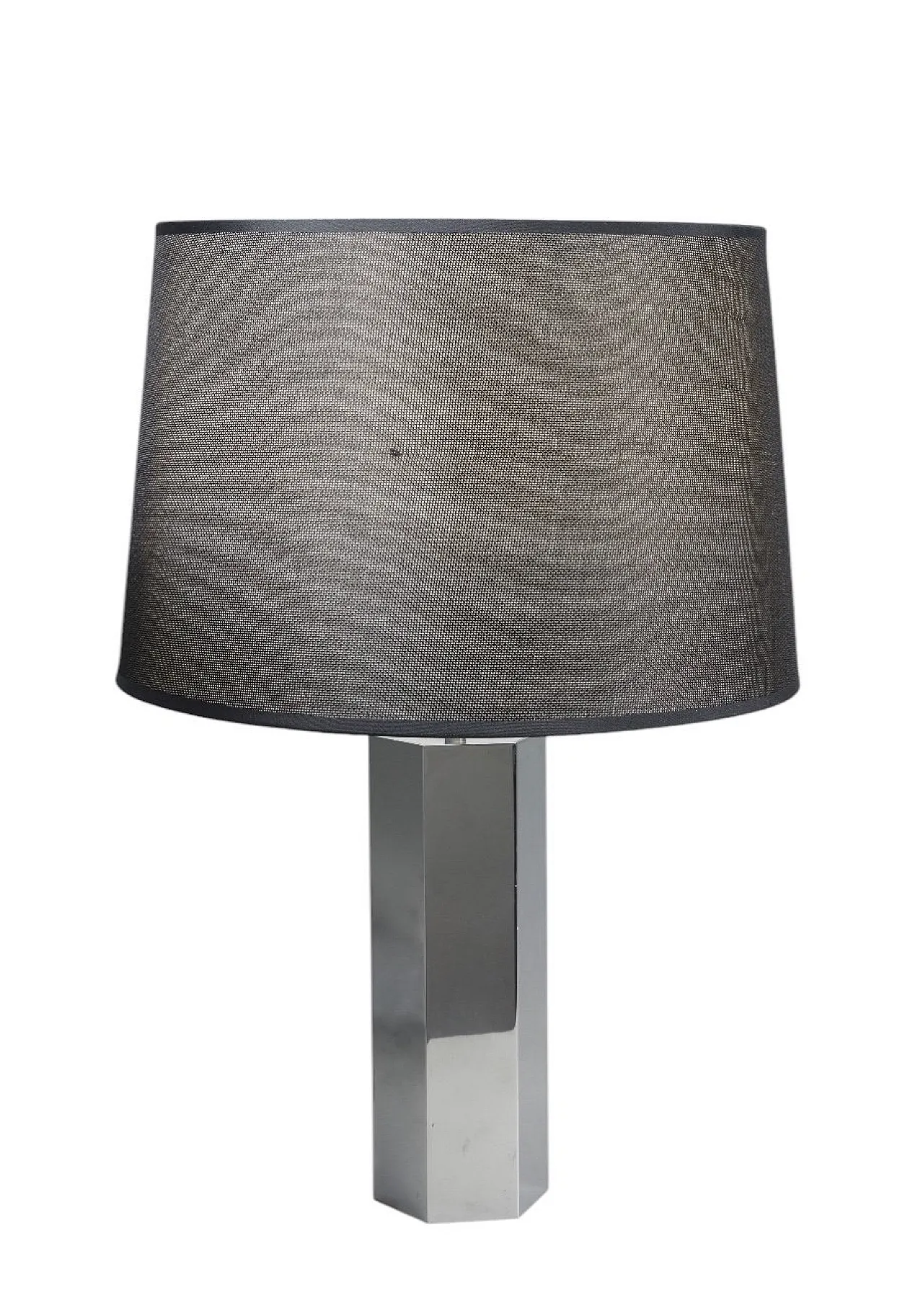 Hexagonal table lamp by Ingo Maurer, 1970s 10