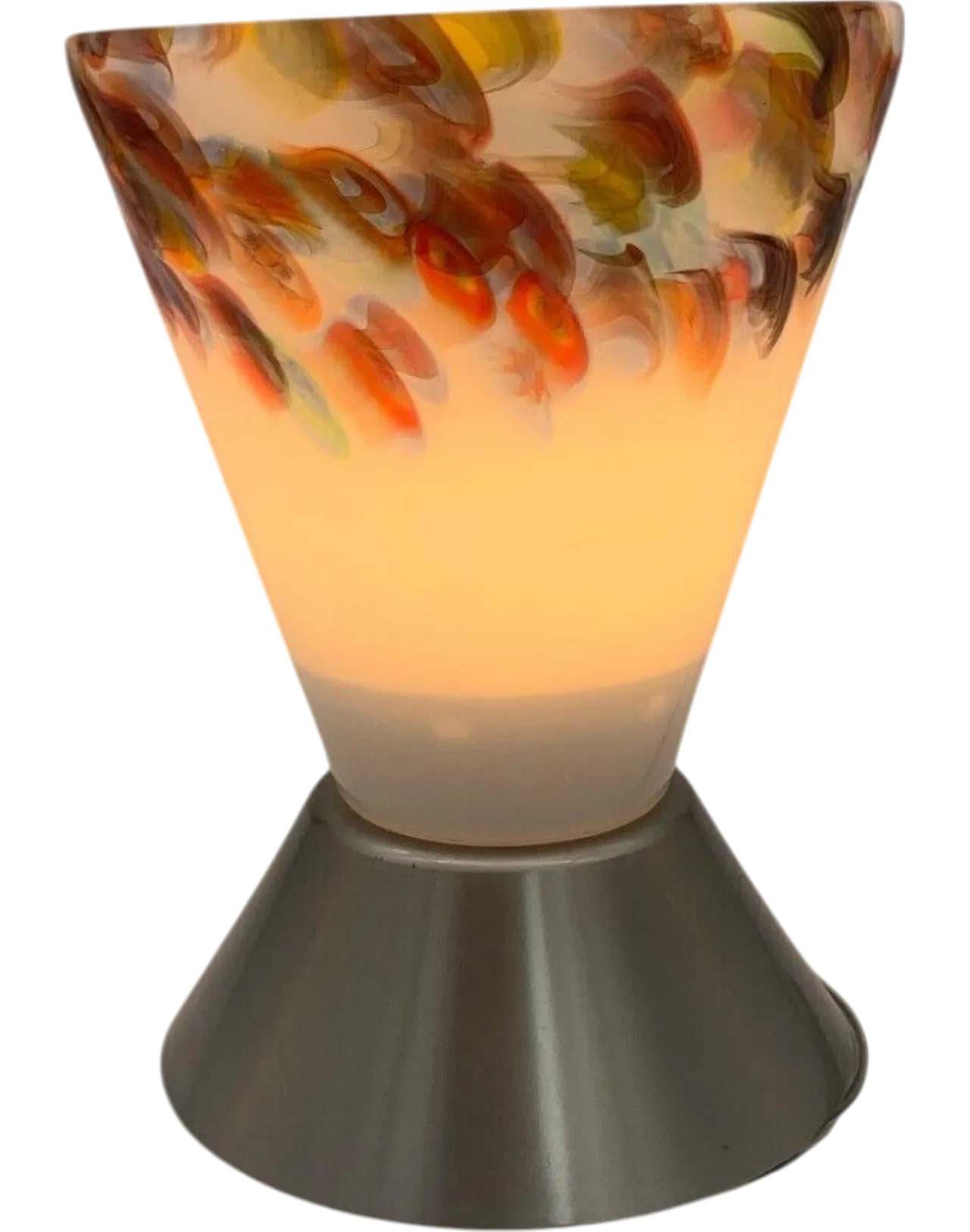 Sylcom Murano glass ceiling lamp with murrine, 1980s 5