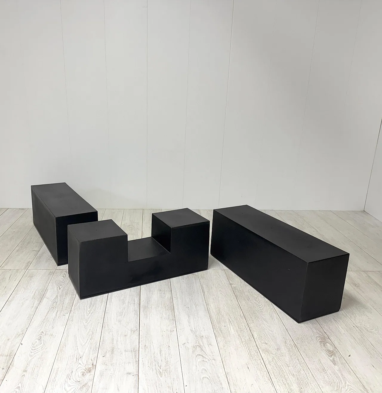 3 Scacchi side tables by Mario Bellini for C&B, 1970s 2