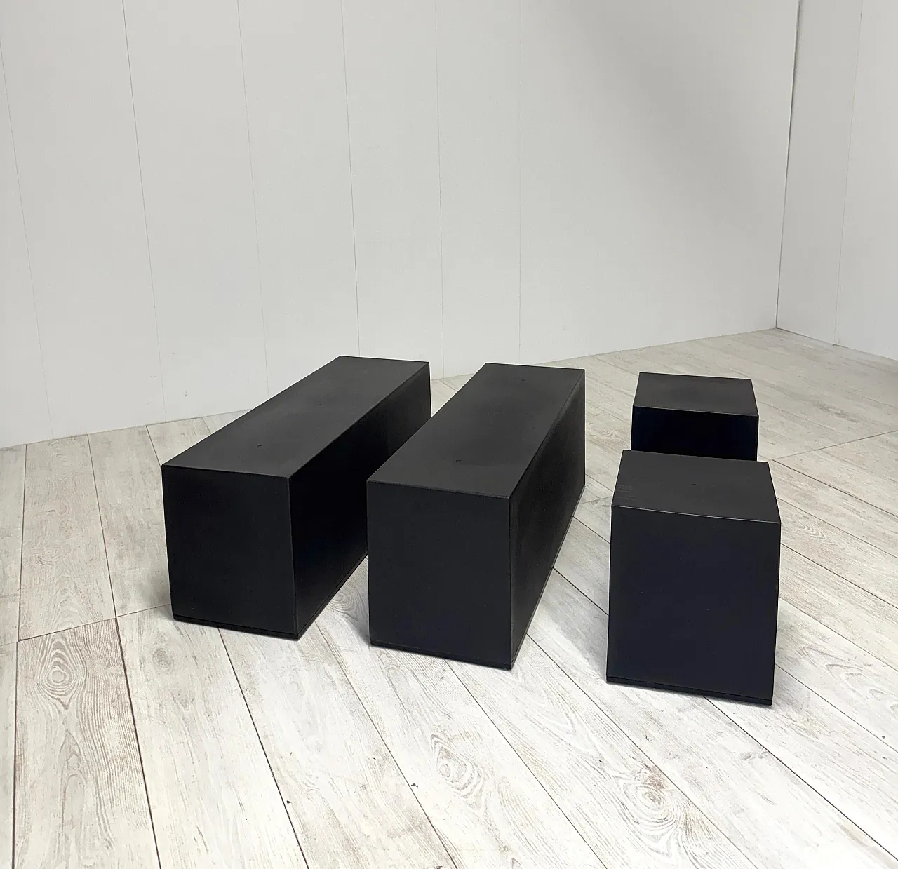 3 Scacchi side tables by Mario Bellini for C&B, 1970s 6