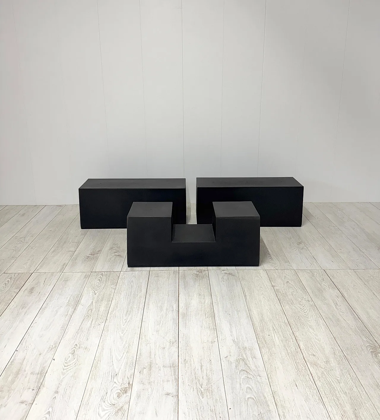 3 Scacchi side tables by Mario Bellini for C&B, 1970s 7