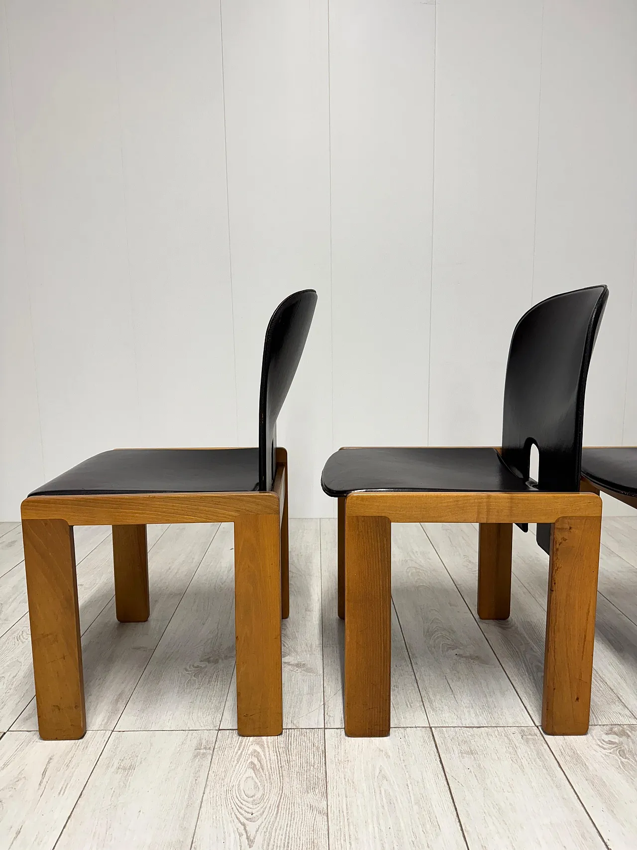 4 Chairs mod. 121 by Afra & Tobia Scarpa for Cassina, 1960s 12