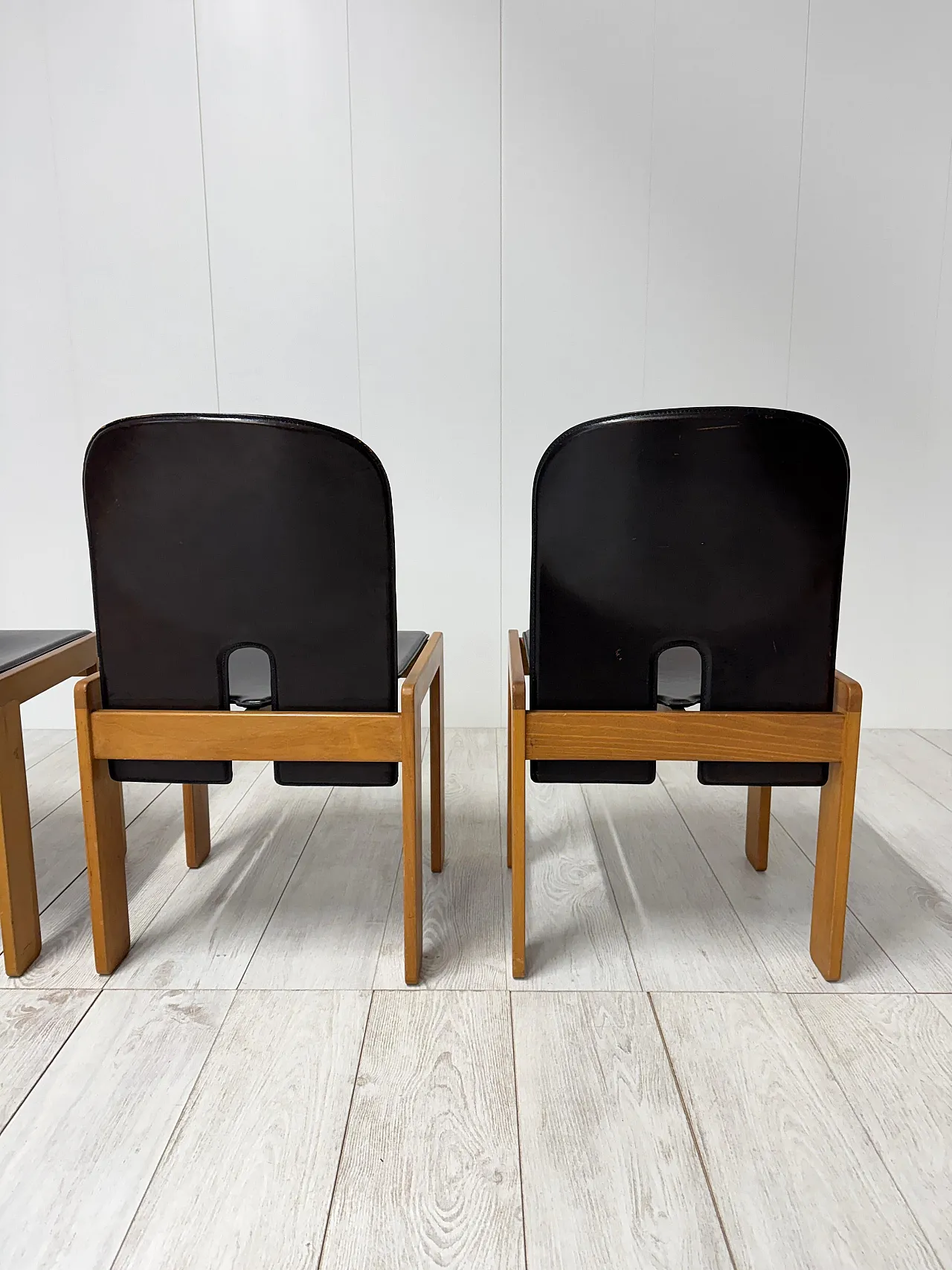 4 Chairs mod. 121 by Afra & Tobia Scarpa for Cassina, 1960s 14