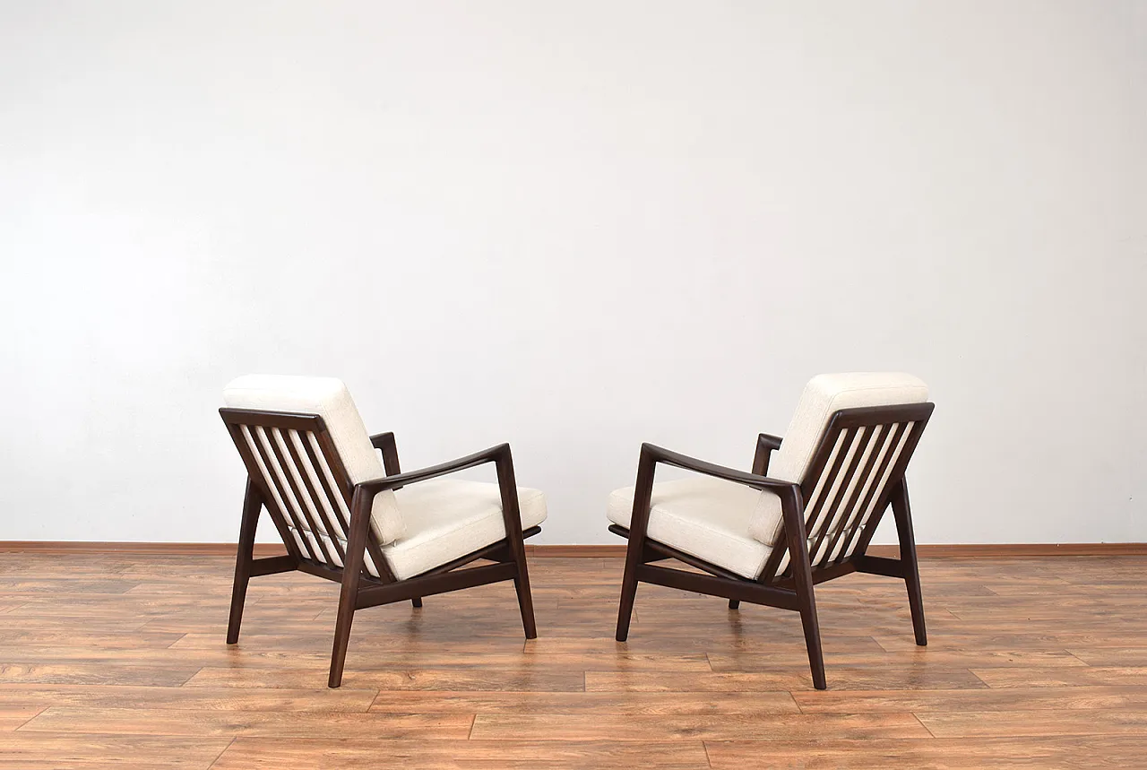 Pair of Mid-Century Stefan lounge chairs, 60s 4