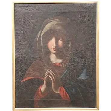 Da Sassoferrato, Madonna in preghiera, olio su tela, '700