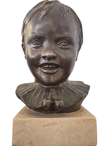 Bronze bust of De Martino, 20th century