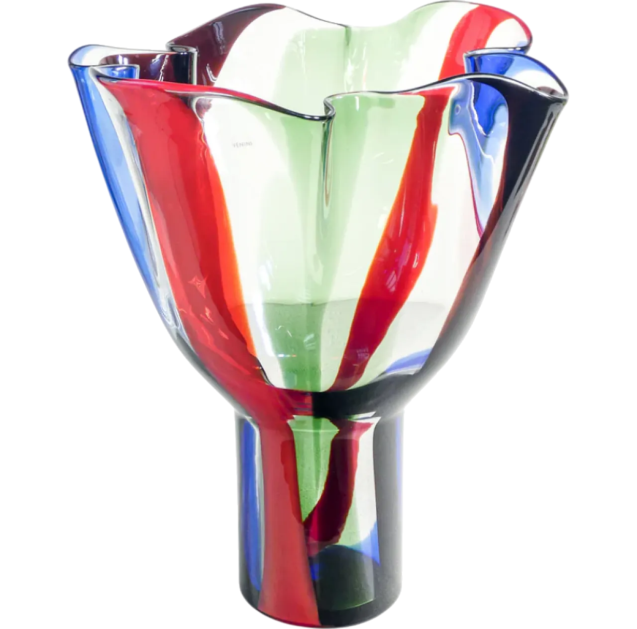 Kukinto vase in blown glass by Timo Sapraneva for Venini, 2000s 8