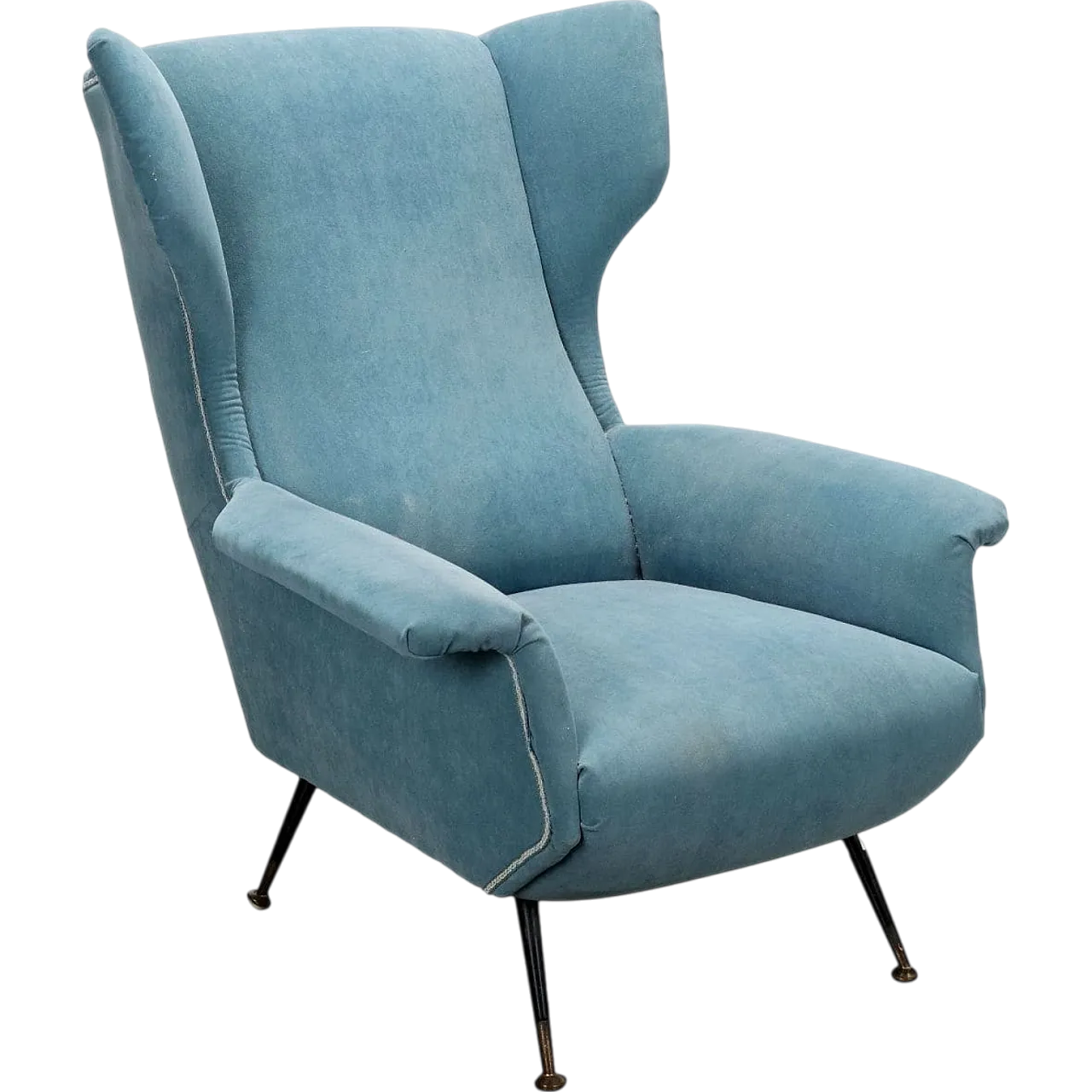 Blu bergere armchair, 1950s 9