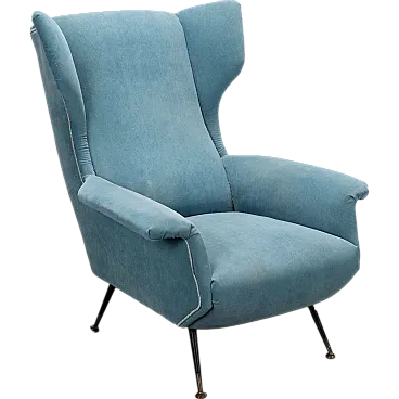 Blu bergere armchair, 1950s