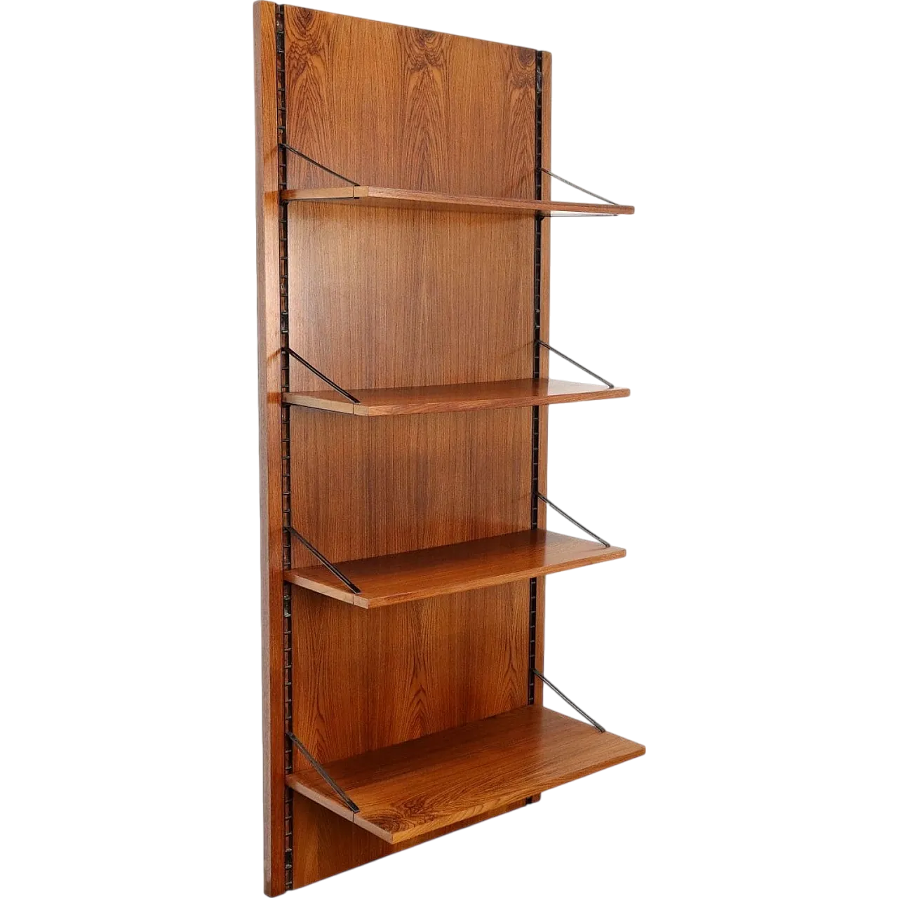 Bookcase exotic wood veneer, 60s 9