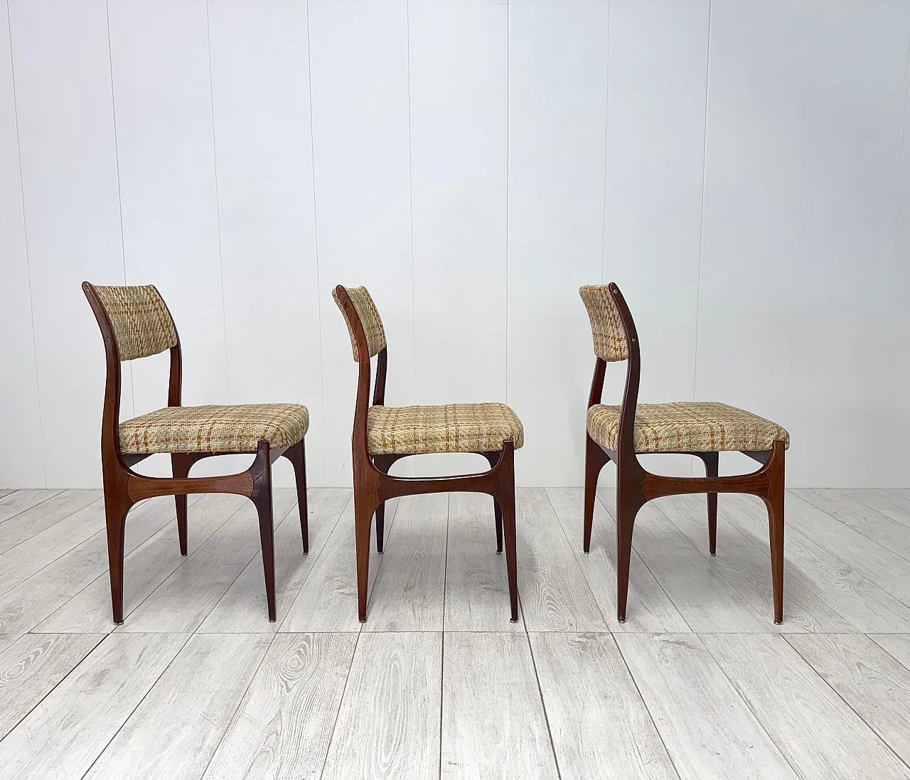 6 Wooden chairs, 1960s 9