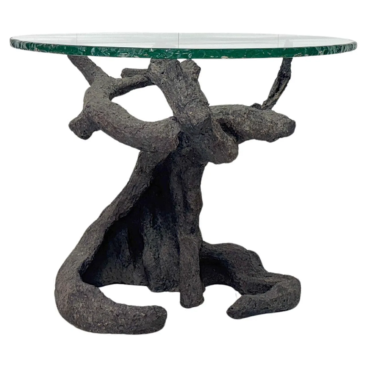 Bronze table in the shape of a tree, 1970s 2