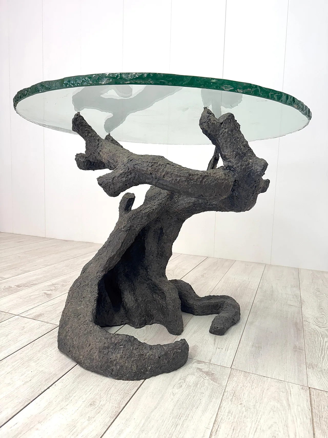 Bronze table in the shape of a tree, 1970s 5