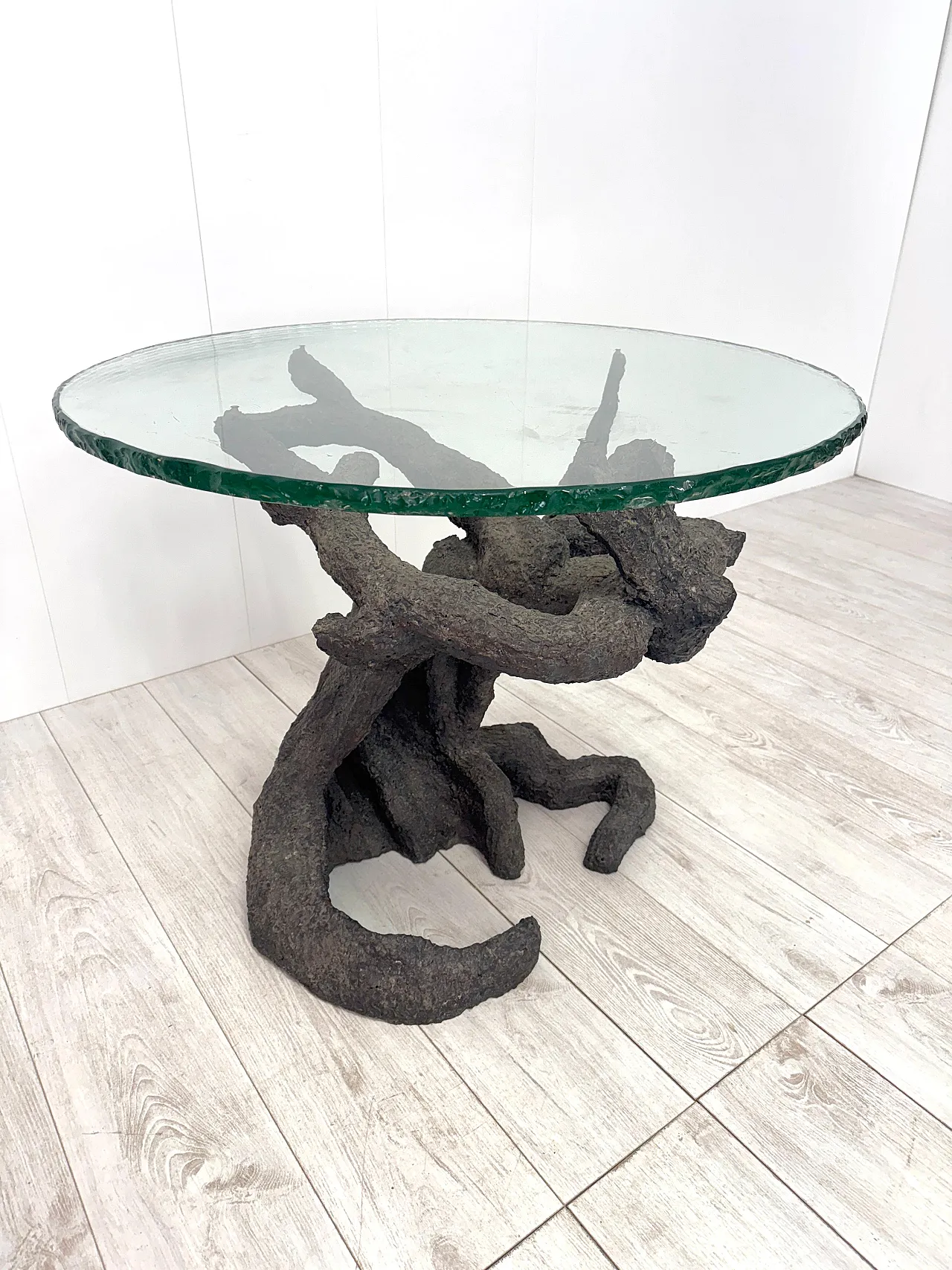 Bronze table in the shape of a tree, 1970s 7