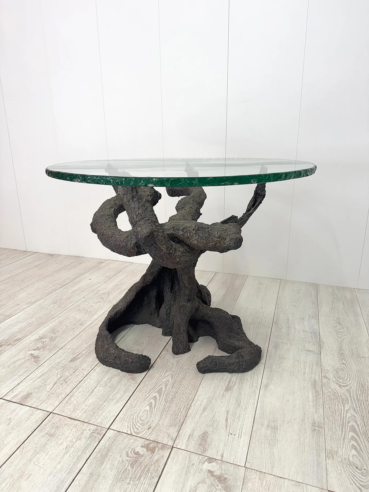 Bronze table in the shape of a tree, 1970s 11