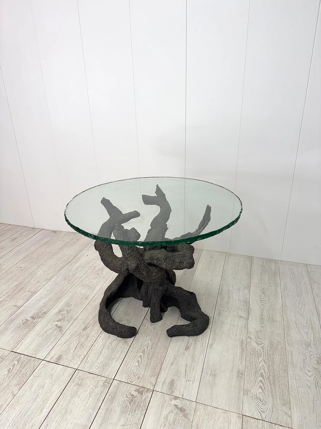 Bronze table in the shape of a tree, 1970s 12