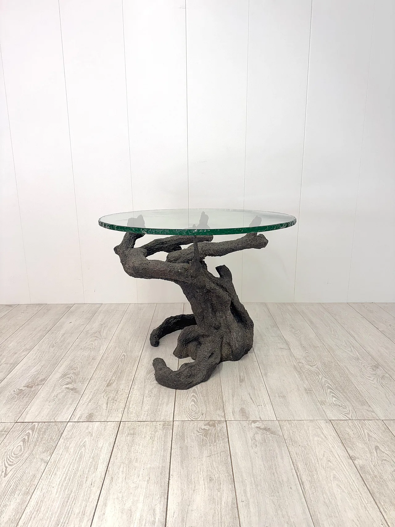 Bronze table in the shape of a tree, 1970s 14