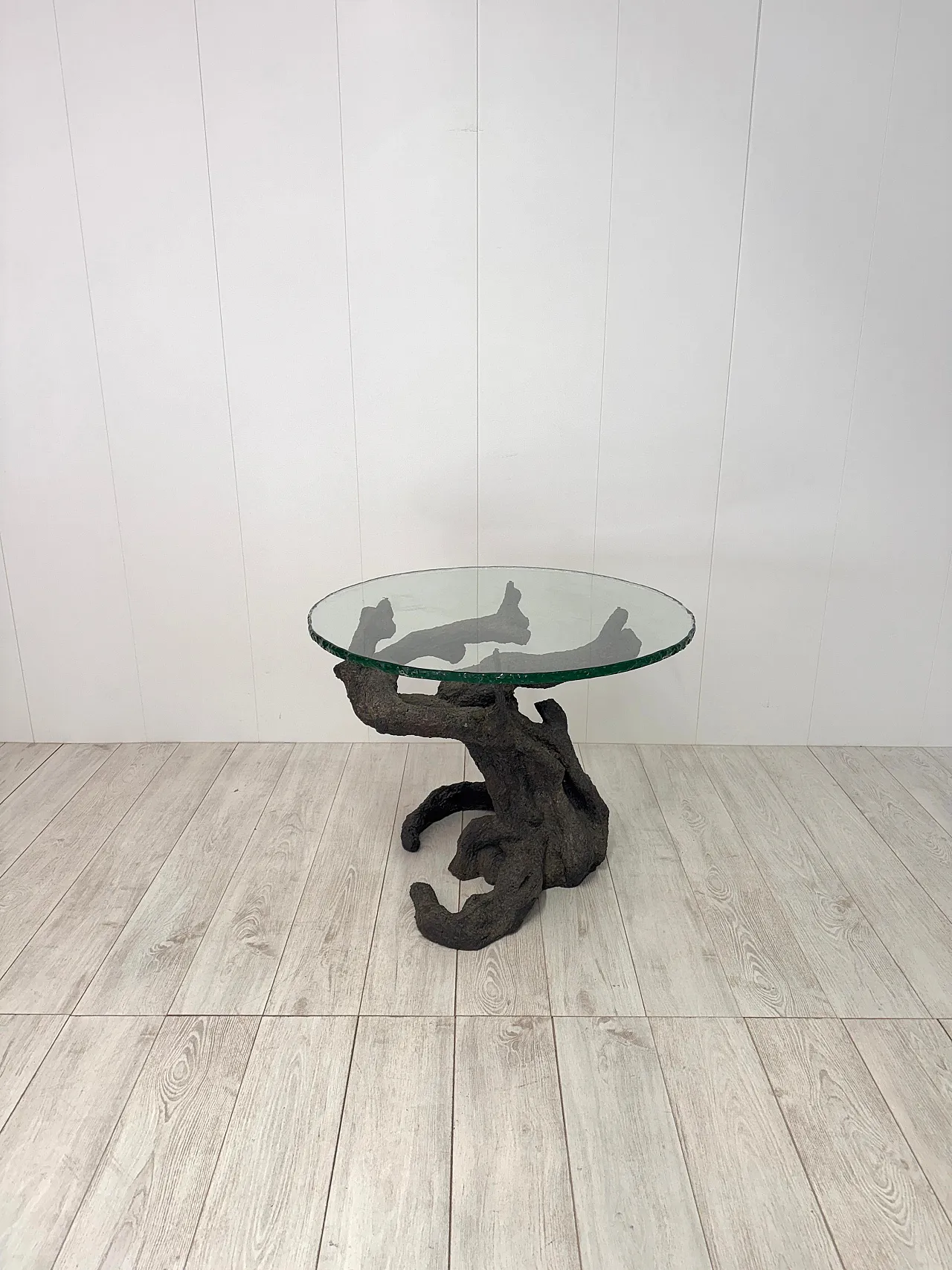 Bronze table in the shape of a tree, 1970s 16