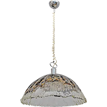 Murano glass chandelier attributed to Mazzega, 1970s