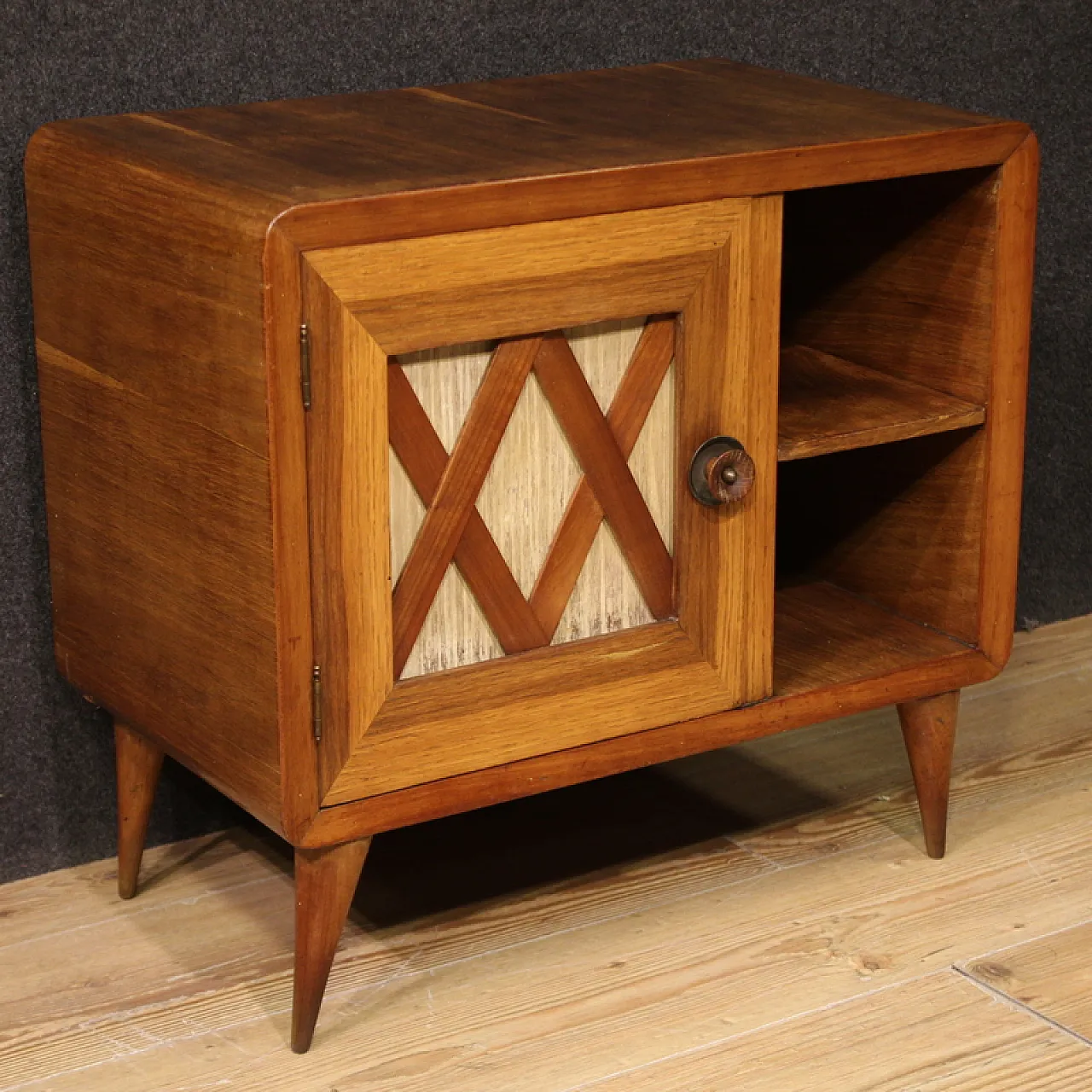 Bedside table Ponti style, 20th century 1