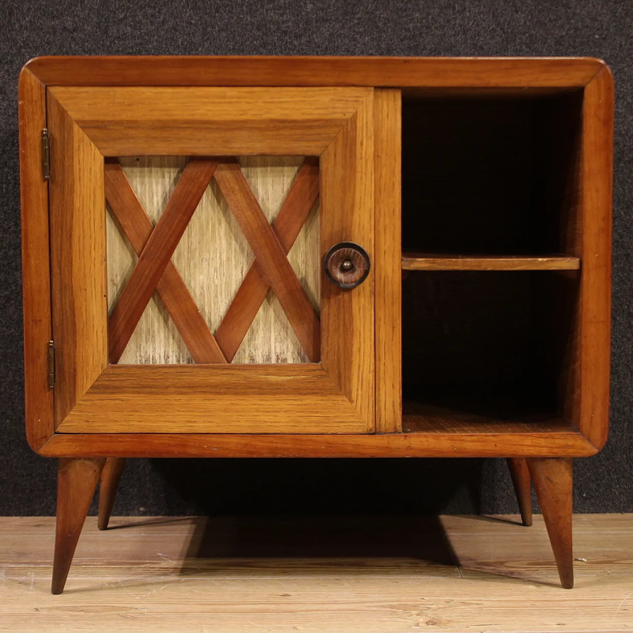 Bedside table Ponti style, 20th century 3