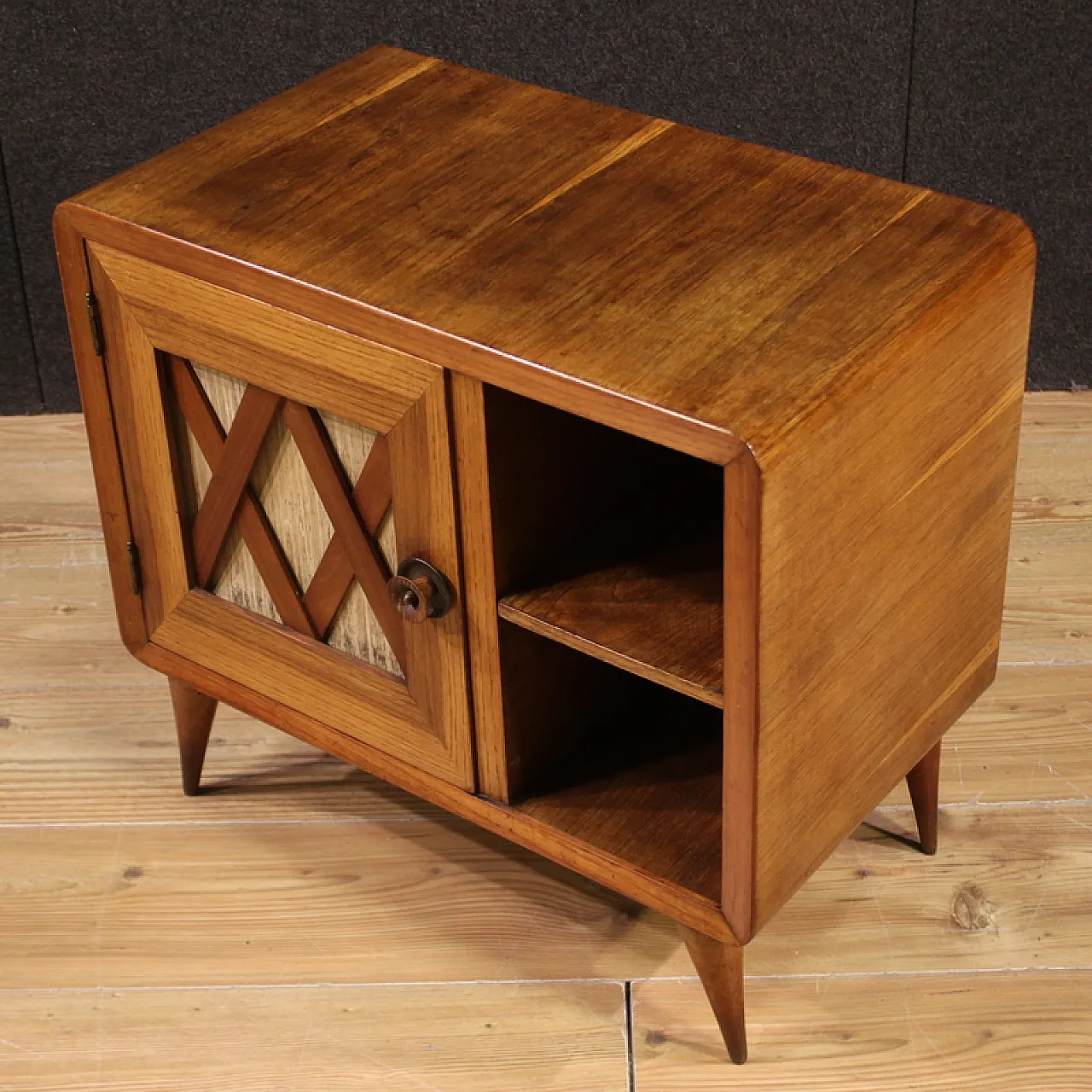 Bedside table Ponti style, 20th century 11