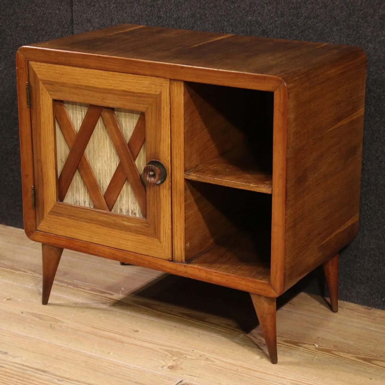 Bedside table Ponti style, 20th century 12