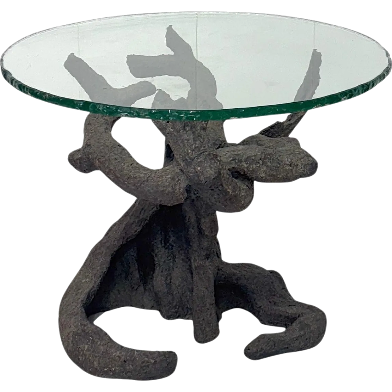 Bronze table in the shape of a tree, 1970s 20