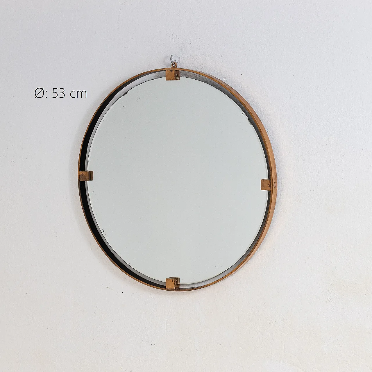 Round Metal Mirror, anni '60 2