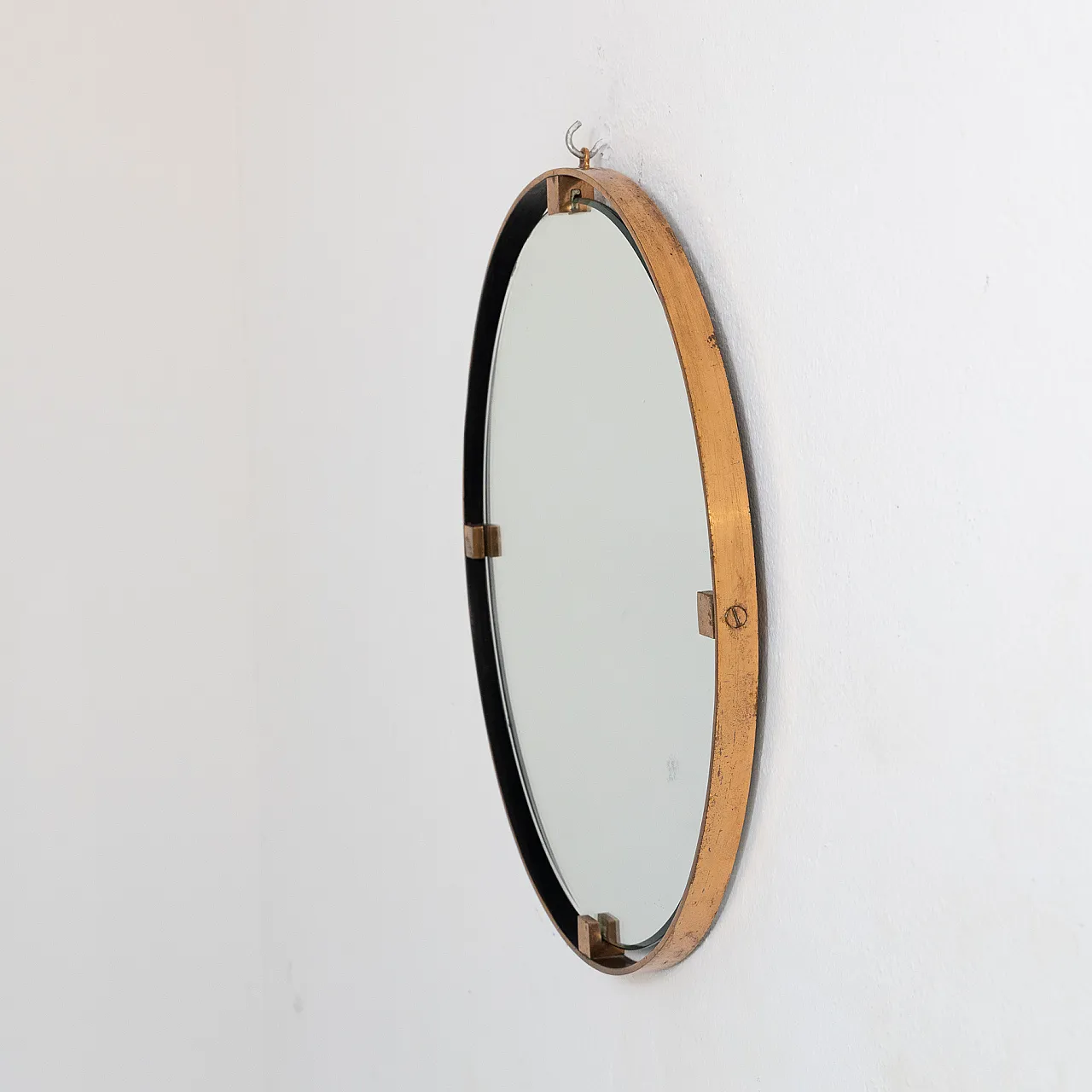 Round Metal Mirror, anni '60 3