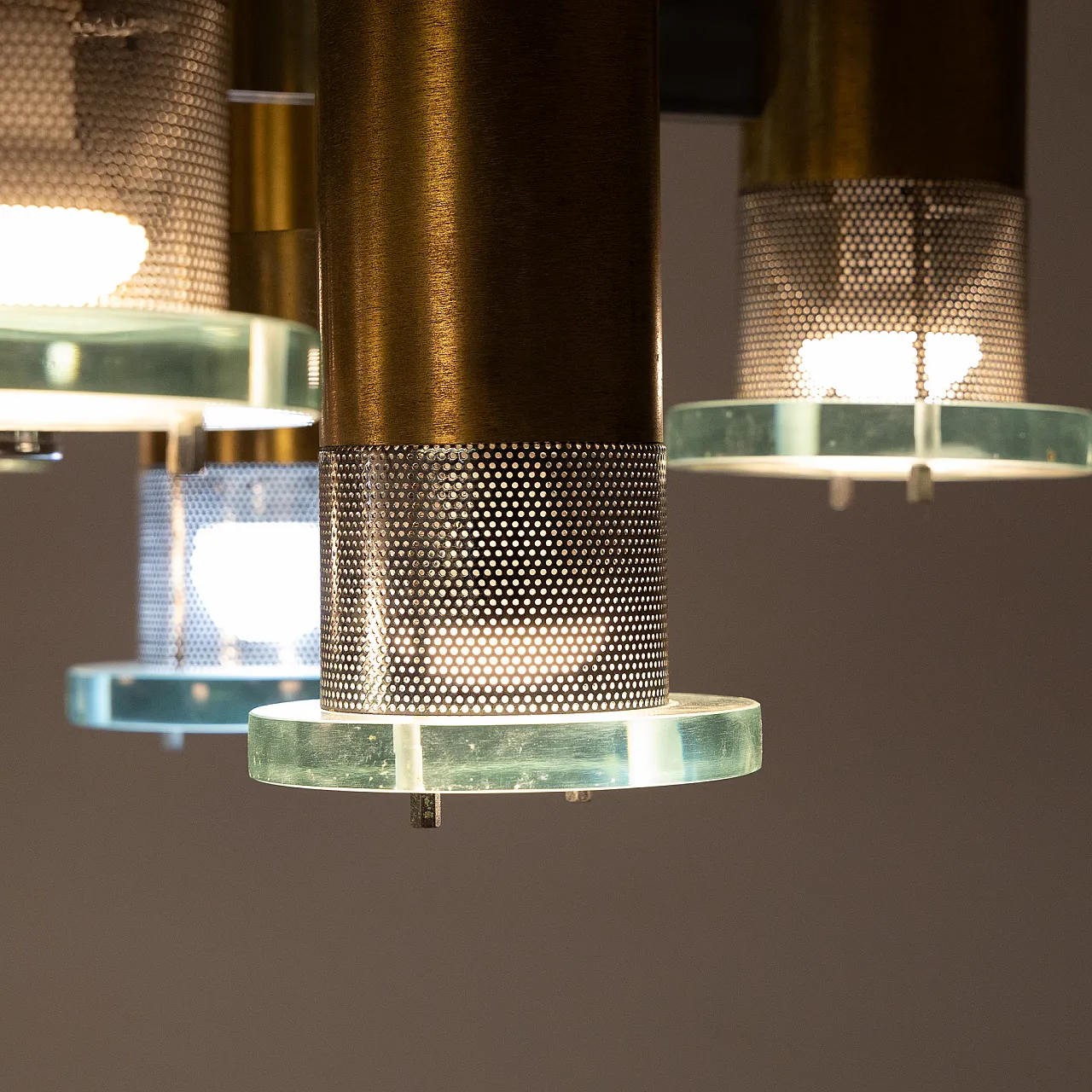 Suspension lamp by Gaetano Sciolari, 1970s 12