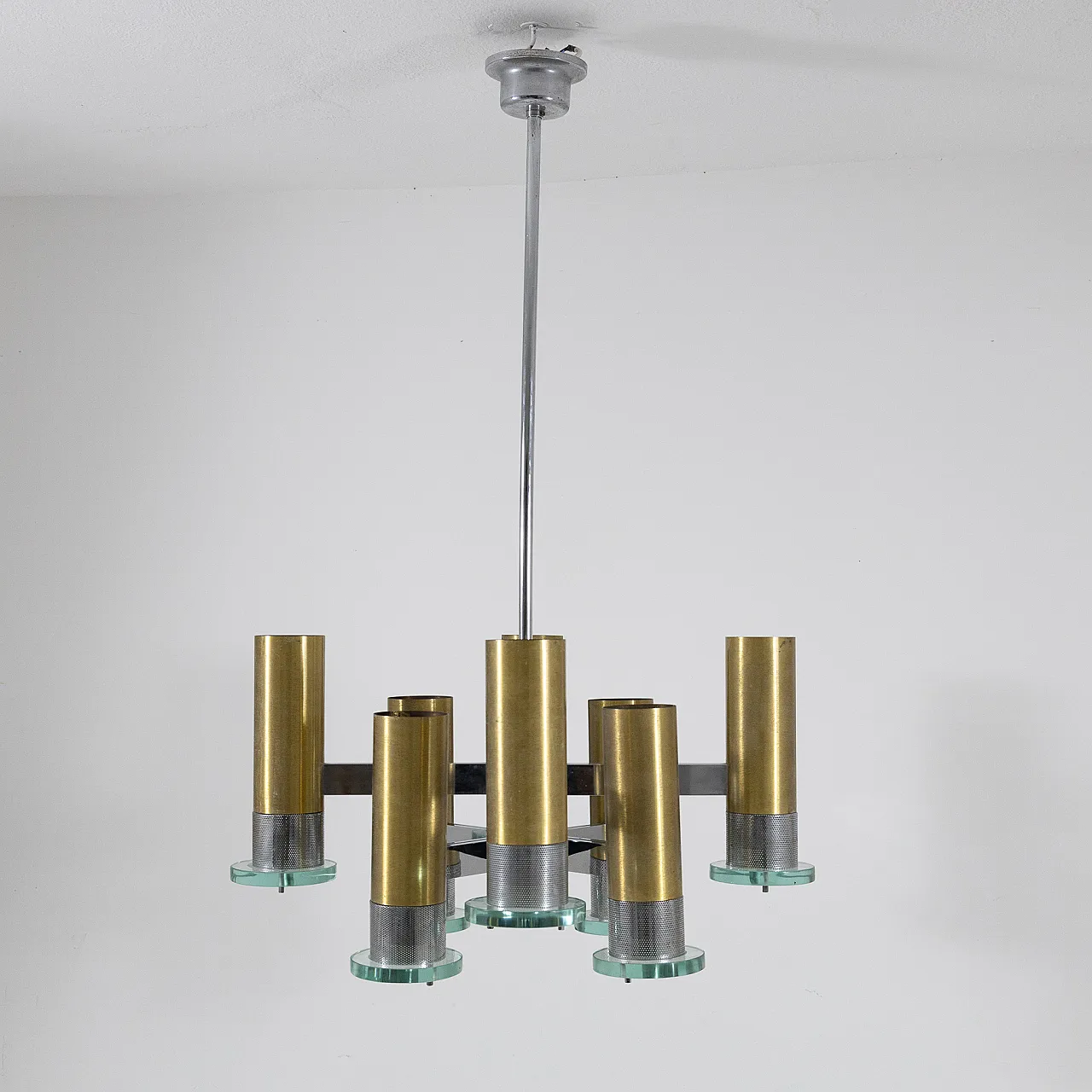 Suspension lamp by Gaetano Sciolari, 1970s 17