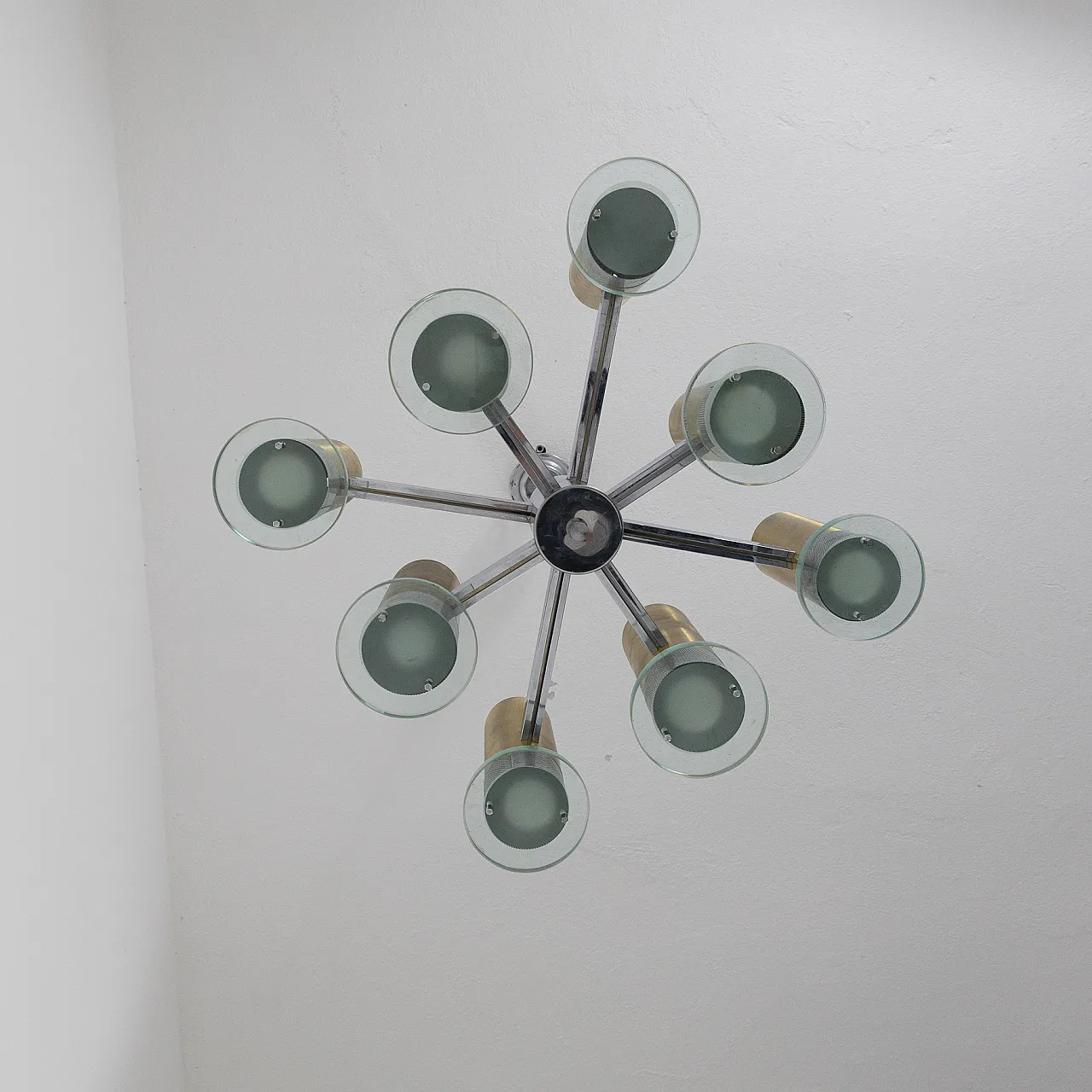 Suspension lamp by Gaetano Sciolari, 1970s 18