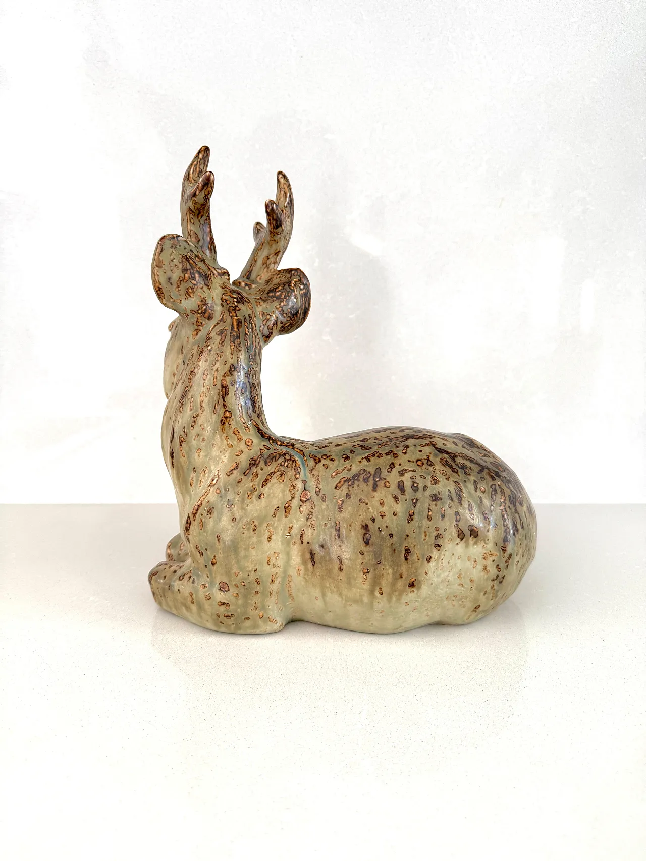 Deer by Knud Kjhn for Royal Copenhagen, 1940s 5