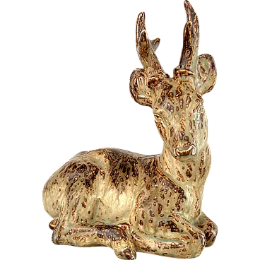 Deer by Knud Kjhn for Royal Copenhagen, 1940s