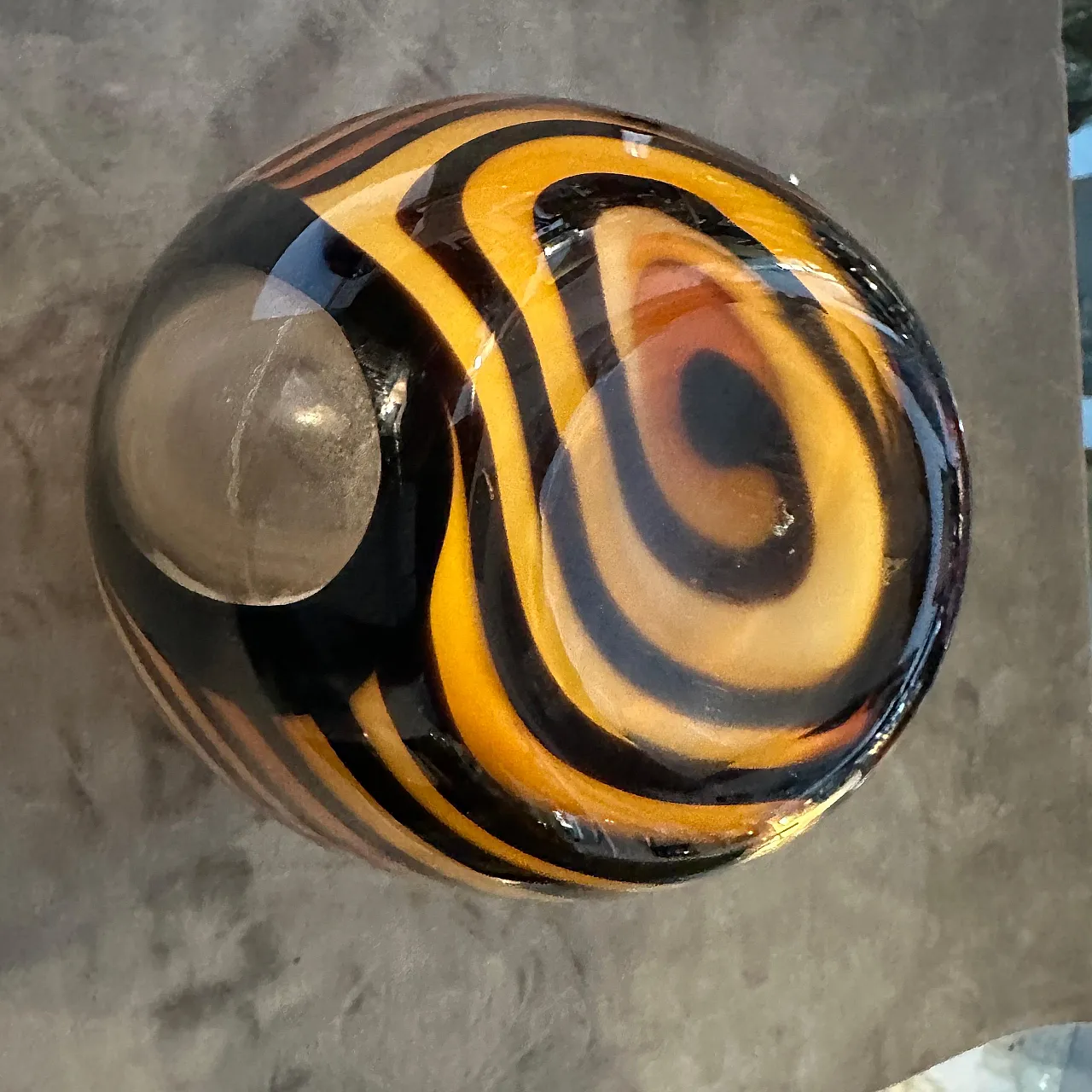 Vaso in vetro di Murano modernista, anni '80 5