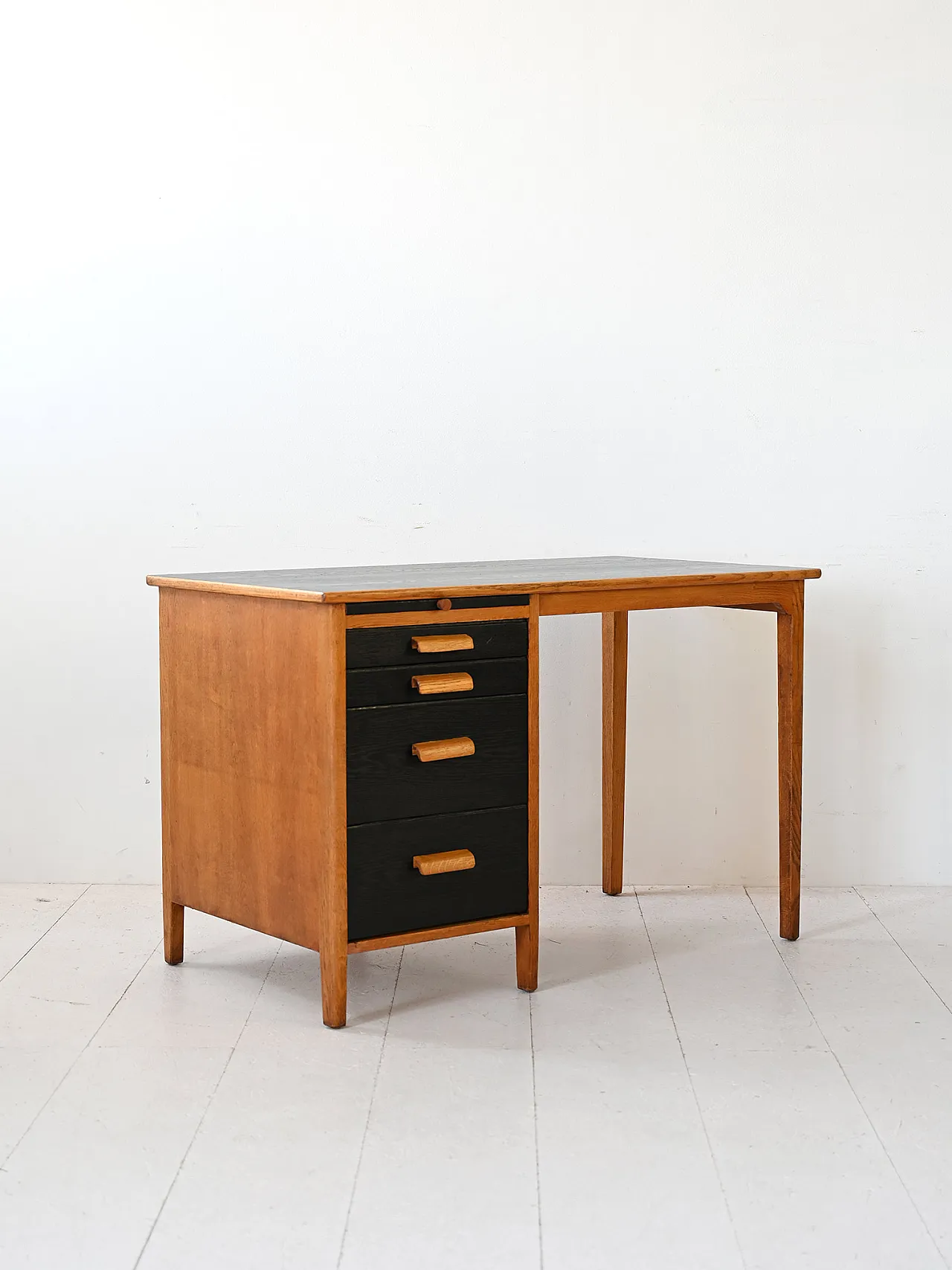 Desk with black details, 60s 4