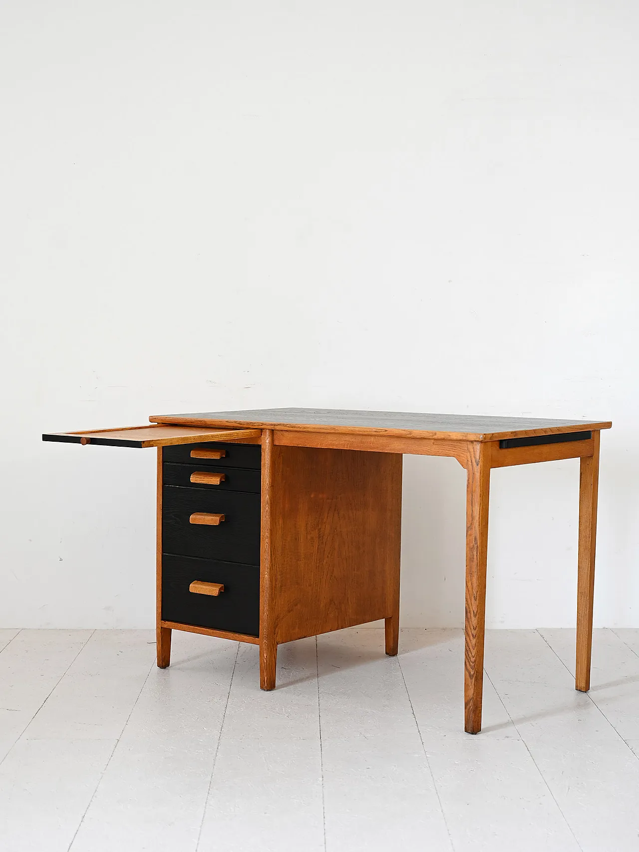 Desk with black details, 60s 5