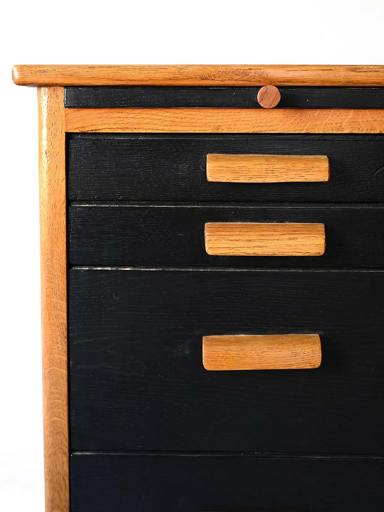 Desk with black details, 60s 9