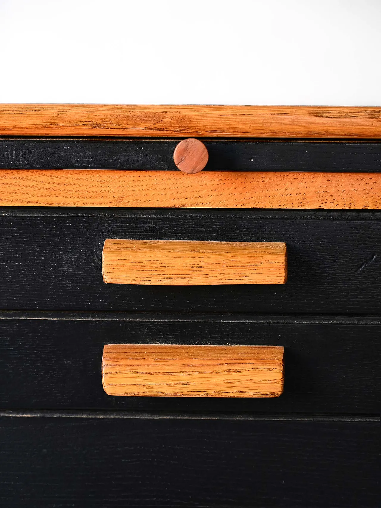 Desk with black details, 60s 10