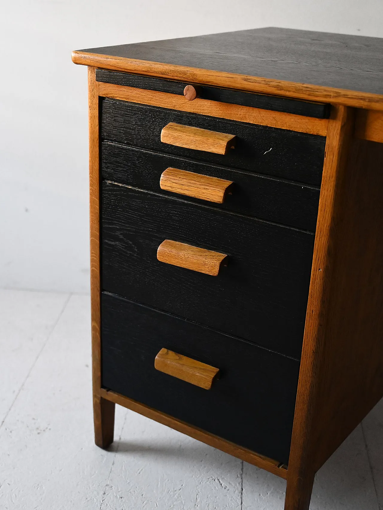 Desk with black details, 60s 13