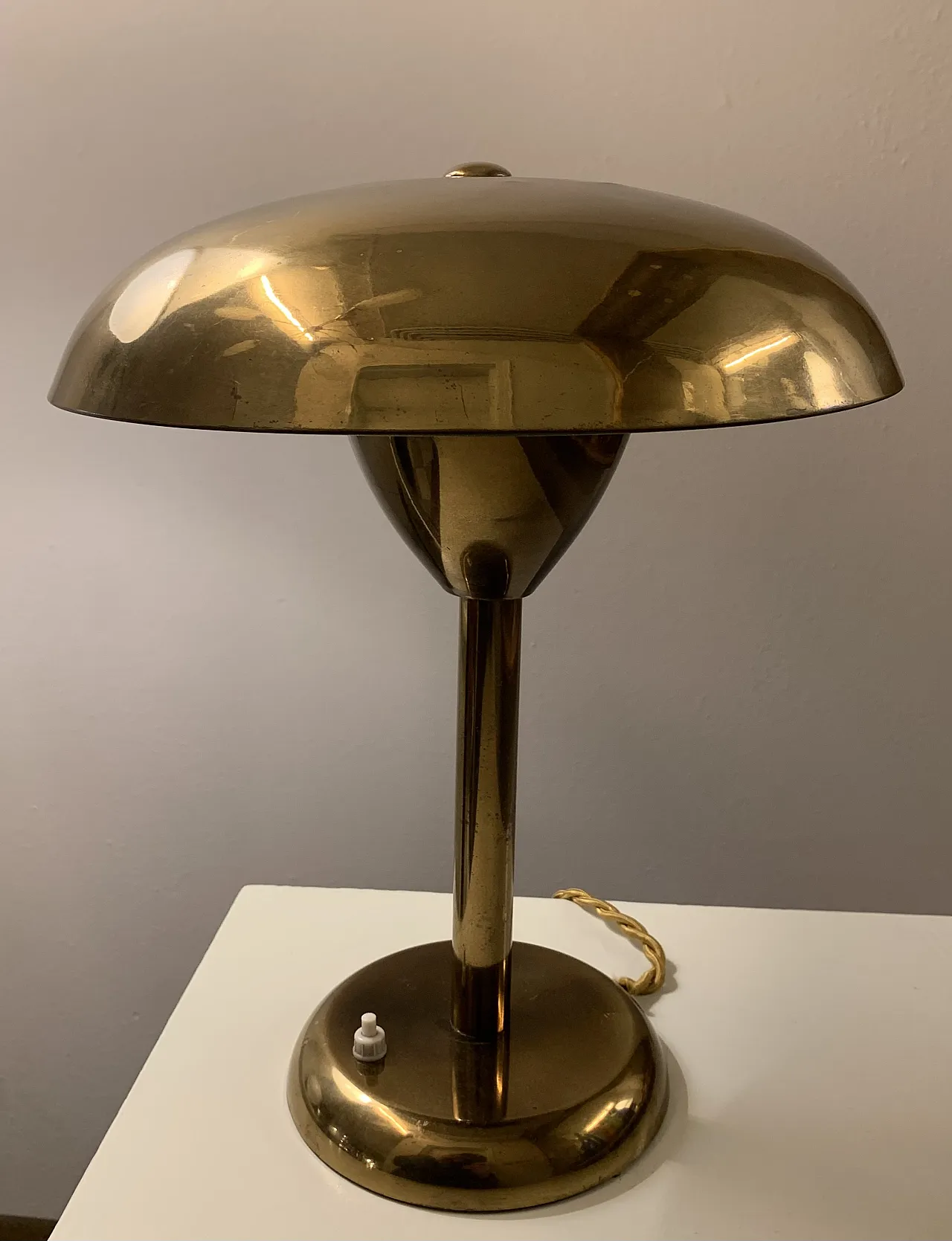 Brass desk lamp 1