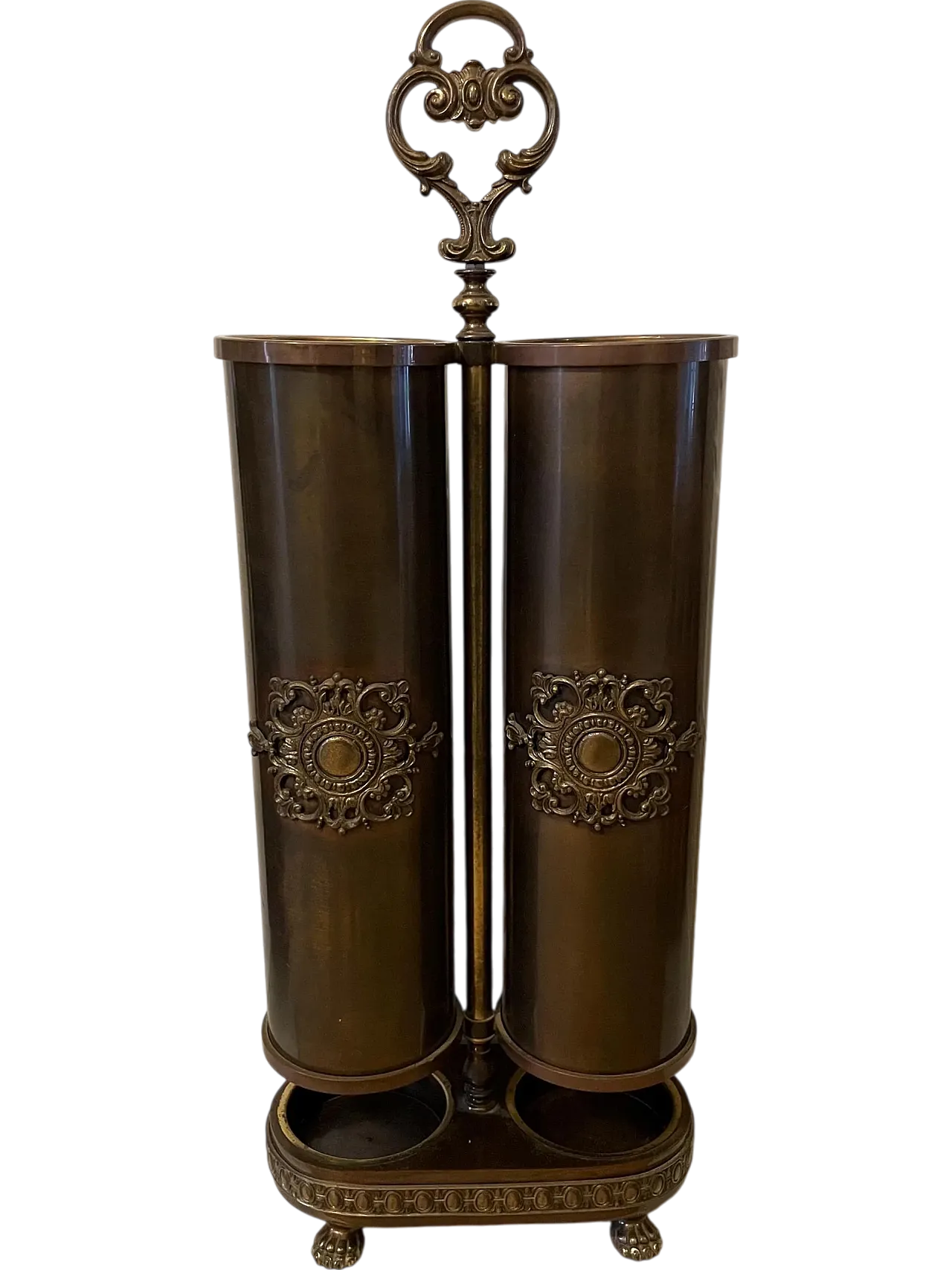 Umbrella holder brass umbrella stand, early 20th century 13