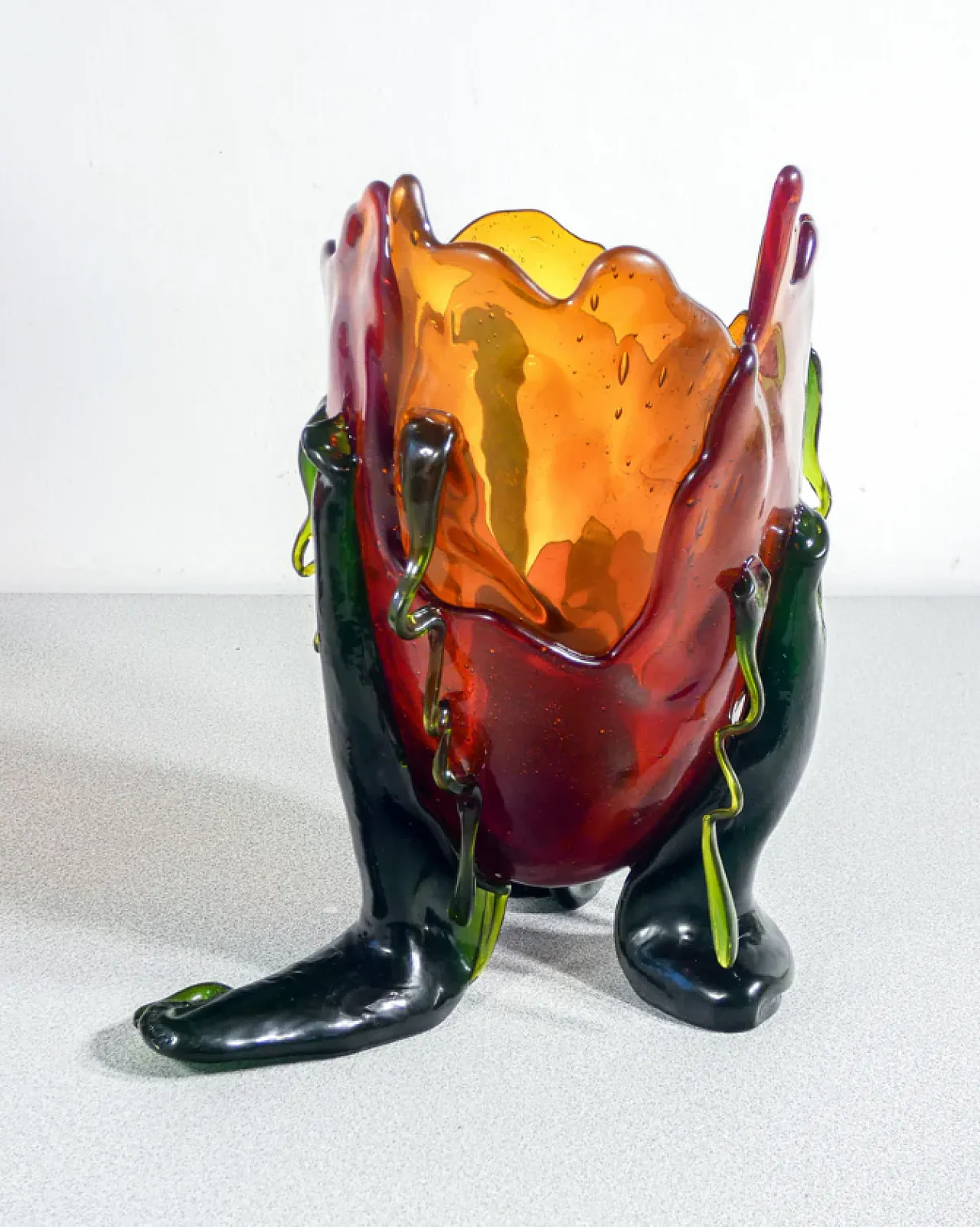 Resin vase Clear Special by G.Pesce for Fish Design, 2000s 3