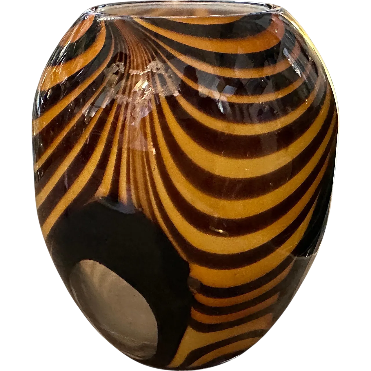 Modernist Murano glass vase, 1980s 9